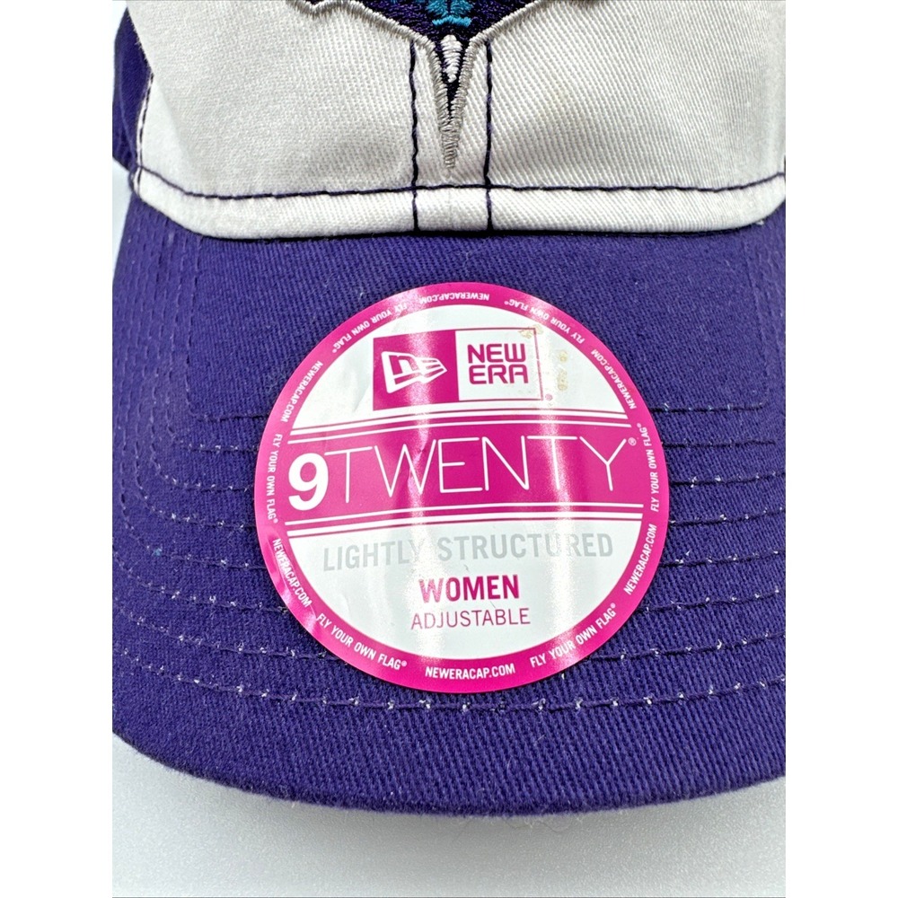 New Era NBA Charlotte Hornets Women's 9Twenty Hat  Adjustable Strap-back Glimmer - Picture 3 of 12